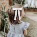 2Pcs Velvet White Bow Hair Clips with Long Ribbon - Vintage Hair Accessories for Girls and Women - Buy Online on SooperMarket.com