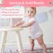 Soft Fexible Pacifier Clip Set - 4 Pack for Newborn Boy and Girl | Binky Holder Clips | Neutral Baby Shower & Christmas Gift - Buy Online on SooperMarket.com