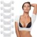 6 pieces forearm and welding vest breathable forearm welding pads armpit weld-resistant shirt washable armpit sweat pads for women girls women forearm welding protection (white medium) m white/opulent garden