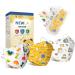 Kids Disposable Face Mask, 30 Pack Individually Wrapped Masks for Children ,4-Ply Breathable Safety Masks for Boys and Girls(Aged 4-12) [Aged 4-12] Dinosaur Mixing Colors