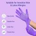 Meditrade Nitrile Examination Gloves - Medium Powder Free Hypoallergenic Heavy Duty Long Cuff Ambidextrous Disposable for Any Sector Bulk Buy (Large) (Violet) - Buy Online on SooperMarket.com