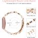Wearlizer Resin Band Compatible with Fitbit Versa/Versa 2 /Versa Lite/Versa SE Bands for Women Men Lightweight Bracelet Replacement Wristband Strap for Versa 2 Smartwatch  Nougat White - Buy Online on SooperMarket.com