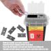 Large Capacity Blade Dispenser Case | One-Way Razor Meter Container for Hair Salons | Black Recycling Storage Solution - Buy Online on SooperMarket.com