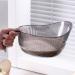 HMLTD Drain Basket - Multi-Purpose Bowl Strainer with Multi Fine Holes | Kitchen Utensils for Rice Tomatoes Soybeans Peppers Apples Grapes Gray - Buy Online on SooperMarket.com