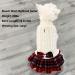 KYEESE Dog Sweater Dress with Leash Hole - Buffalo Check Red Small Turtleneck Pullover for Beige Small Dogs - Buy Online on SooperMarket.com