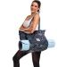 WLLWOO Yoga Bag for Women | Canvas Tote Mat Carrier for Pilates | Travel Beach Workout Leaf Design - Buy Online on SooperMarket.com