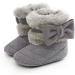 Yinuoday Winter Baby Girls Snow Boots - Warm Prewalker Newborn Shoes, Anti-Slip Infant Gray (6-12 Months) - Buy Online on SooperMarket.com