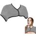 Zceplem Heating Pillow for Shoulder - 360 Thin Heated Neck Wrap | Washable Velvet Neck Warmer for All Seasons | Large Light Gray Neck and Shoulder Relaxation Pillow - Buy Online on SooperMarket.com