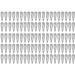 100-Pack Silver Snap Clips for Hair Styling - No Slip Metal Barrettes for Women, Girls, Toddlers - Salon Quality Hair Pins for Art, Crafts, DIY Projects - 1.9 x 0.5 Inches - Buy Online on SooperMarket.com