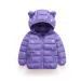 Hooded Coat for Kids Winter Jacket Toddler Padded Coat Warm Puffer Jacket Infant Waterproof and Lightweight Outwear Long Sleeve for Boys Girls 4-5 Years 4-5 Years purple