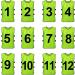 Toptie 12 Numbered Training Vests (#13-24) Soccer Pinnies - Set of 12 - Buy Online on SooperMarket.com