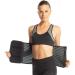 ArmoLine Abdominal Binder Post Pregnancy Belly Wrap Postpartum Post-op Support (L Black) L Black