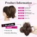 REECHO Messy Bun Hair Piece Claw Clip Short Ponytail Extension - Chocolate Brown - Buy Online on SooperMarket.com