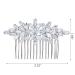 SWEETV Rhinestone Wedding Hair Comb - Bridal Crystal Hair Clip for Bridesmaids, Silver-01 - Buy Online on SooperMarket.com