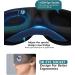 Upgraded Bluetooth 5.4 3D Sleep Mask Dual Sides Breathable Sleep Headphones up to 14-Hour Stand-by Bluetooth Eye Masks Wireless Earphones Eye Mask for Sleeping Cool Tech Gadget Travel Essentials Loup Pour Dormir Black - Buy Online on SooperMarket.com