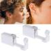 Silmy 2 Pack Ear Piercing Kit - Disposable Self Piercing Gun with Ear Stud & Clean Tool - Nose Studs Cartilage Tragus Helix Piercing Gun - Silver White1 - Buy Online on SooperMarket.com