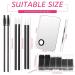 260 Piece Disposable Makeup Tools Kit with Organizer Box and Waterproof Cape - Black - Buy Online on SooperMarket.com