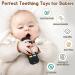 Tooth Forces for Babies 0-12 Months | Remote Control Teething Aid & Silicone Bath Toys for Toddlers | Perfect Gifts for Autism | Black - Buy Online on SooperMarket.com