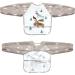Shop LISOPO Baby Bibs - Waterproof Sleeved Bibs for 6-36 Months | 3pcs Washable & Durable - Buy Online on SooperMarket.com