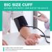 Automatic Upper Arm Blood Pressure Monitor with Adjustable Cuff, Backlit Display, 2 Users Memory - Includes Charging Cord | 240 Sets Memory - Buy Online on SooperMarket.com