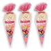 Mr. Mallo Marshmallow pointed bag |Foam sugar colorful mix for birthdays carnival parties |Practical with clip closure (3x250g)