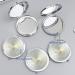 Cinderella High Heel Shoe Compact Mirror Favor 12PCS - Perfect Quinceanera/Sweet 16 Gift (Silver) - Buy Online on SooperMarket.com