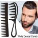 Yoezuo Wide Tooth Comb 2 PCS Curling Comb Coarse Tooth Comb Hair Comb Set Heat Resistant Antistatic Coarse Hair Comb Styling Comb for Women Men Hair Styling Salon (Black) - Buy Online on SooperMarket.com