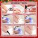 Yueshop Christmas Nail Art Gel Liner Polishes Set - 4x 8ml White Gold Red Green Colors - Soak Off Collection with Thin Nail Art Brush Pen Tool - DIY Nail Art for Girls and Women - Buy Online on SooperMarket.com