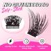 PRO Self Adhesive Eyelashes Kit - 120pcs Press On Lashes Lash Fixative & Remover Easy Home Application | Velvety D-10-18mix Eyelash Extension Set - Buy Online on SooperMarket.com