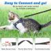 Escape Proof Cat Harness & Lead - Adjustable Reflective Kitten Vest for Outdoor Walking - Comfortable & Easy to Control - Blue XS - Buy Online on SooperMarket.com