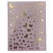 Impeccable 5 Sheets Luxury Nail Art Stickers - 500+ Gold Customized Decals for Fake Nail Designs and Salon Accessories - Buy Online on SooperMarket.com