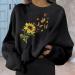 IFOTIME Women's Butterfly Print Sweatshirt - Casual Oversize Graphic Pullover - Buy Online on SooperMarket.com