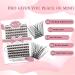 168 Pcs Colored Lash Clusters: Natural+Volume C-Mix | DIY Eyelash Extensions Kit with 2 Styles | Super Thin Band, Soft and Easy to Wear - Buy Online on SooperMarket.com