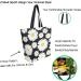 Chic Daisy Flowers Extra Large Canvas Tote Bag for Gym, Beach & Travel - Buy Online on SooperMarket.com