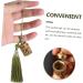 HEMOTON 1pc Green Sandalwood Incense Box Tassel Keychain Diffuser Pendant Hollow-Out Pedant Blush Cell Phone - Buy Online on SooperMarket.com