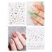 5D Gold Nail Art Sticker Decals - Vintage Classic Designs for Women & Girls - Buy Online on SooperMarket.com