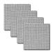 Needlepoint Blank Canvas MonoDeluxe 12/13/14-Mesh Sheets Size 9,5" X 9,5" Set of 4 (12 Mesh)