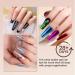 MIZHSE Clear Spider Gel + 6 Colors Chrome Nail Powder Set for Metallic Mirror Effect Nail Art - DIY Manicure Kit - Buy Online on SooperMarket.com