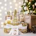 Coconut Spa Gift Set for Women - 8Pcs Spa Gift Basket with Shower Gel, Bubble Bath, Body Cream, and More in Elegant Wire Basket | Gifts for Her - Buy Online on SooperMarket.com