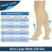 XX-Large Extra Wide Calf Compression Socks 20-30 mmHg Knee High Stockings for Swelling Pain - Beige - Buy Online on SooperMarket.com