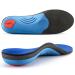 PCSsole Comfort Arch Support Insoles Foot Supportive Orthotic Shoe Insert with Cushioning for Plantar Fasciitis Heel Pain Pronation Flat Feet Foot Pain Relief Men(11.5-12)305mm Blue