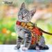 Escape Proof Cat Harness and Leash Set - Air Mesh Vest for Small Dogs - Reflective Gold S - Buy Online on SooperMarket.com