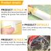 Reusable Lint Roller for Pet Hair - 2 Pack | Effective Animal Hair Remover for Cats & Dogs | Ideal for Carpet & Sofa - Buy Online on SooperMarket.com