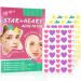 156 PCS Star-shaped pimple patch hydrocolloid pimple patch pimple patch with tea tree oil and salicylic acid pimple patch set and waterproof absorption anti suitable for all skin types pink green