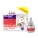 FELIWAY Friends Diffuser Refill 3-Pack (FELIWAY MultiCat) - Use with FELIWAY Cat Diffusers - Helps Reduce Fighting Tension and Conflicts Between Cats in The Home (90 Day Supply FELIWAY Refill D894)