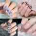 Buy 2-Piece Nail Art Stamper Set | Silicone Transparent Soft Stamp for French Nails | DIY Manicure & Nail Stamping Tools - Buy Online on SooperMarket.com