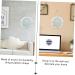 Cabilock Pattern Disc Vintage Decor Astetic Room Decor Wooden Wall Decor Wall Hanging Delicate 20x20cm Grey - Buy Online on SooperMarket.com
