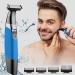 KEMEI Electric Razor & Beard Trimmer - Waterproof Cordless USB Rechargeable Groomer for Men & Women - Eyebrow Beard Facial & Body Hair Removal - Blue - Buy Online on SooperMarket.com