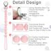 Kowlone Silicone Dummy Clip - Binky Holder for Teething Baby - Quartz Pink - Buy Online on SooperMarket.com