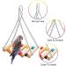 8 PC Colorful Bird Toys for Parrots Budgies Conures & Love Birds - Cage Swing & Hanging Bell - Buy Online on SooperMarket.com